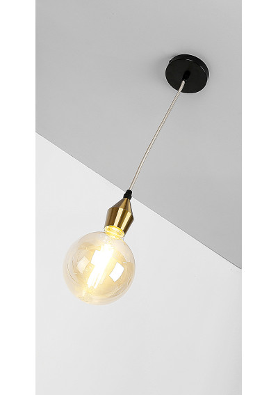 Zawiesie lamp suspension 1xE27 black 10 cm - product image 1