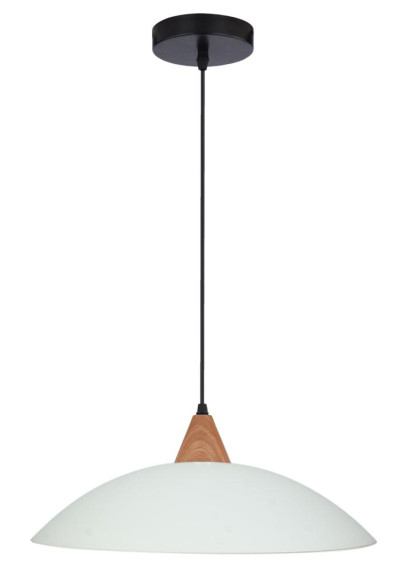 Lampa wisząca Otriks 1xE27 biały 40 cm
