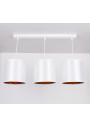 Lampa wisząca Atlanta 3xE27 biały 72 cm