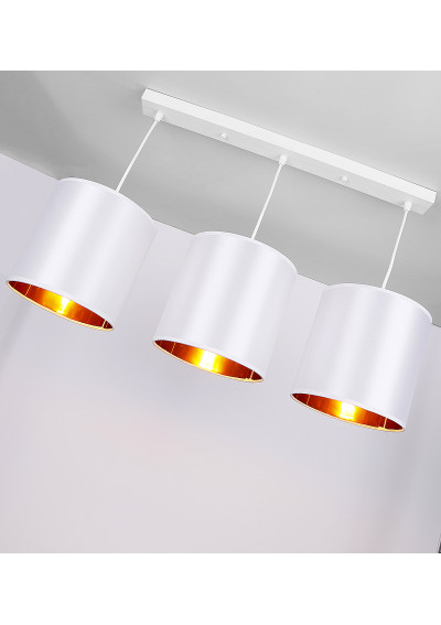 Atlanta pendant light 3xE27 white 72 cm - product image 2