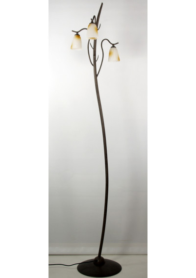 Lampa podłogowa Mikado 3xG9 patynowy 175 cm