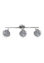 Split ceiling light 3xG9 silver 45 cm