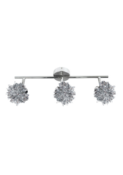 Lampa sufitowa Split 3xG9 srebrny 45 cm