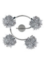 Split ceiling light 3xG9 silver 44 cm