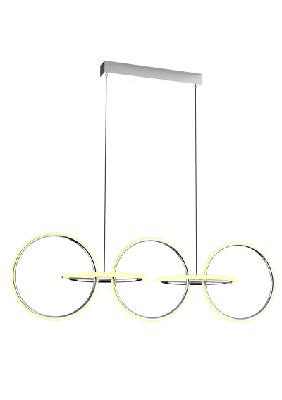 Kos pendant light 60 W LED 4000 K chromee 114 cm