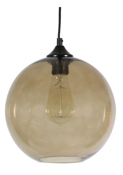 Edison pendant light E27 brown 25 cm