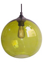 Edison pendant light E27 green 25 cm