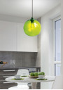 Lampa wisząca Edison E27 zielony 25 cm - zdjęcie produktu 1