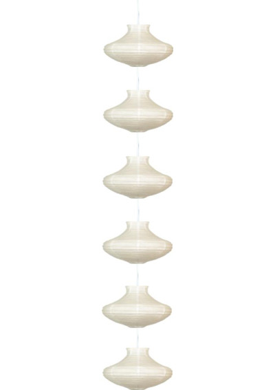Griff pendant light 6xE14 white 25 cm