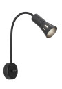 Arena wall light 1xE14 black 24 cm