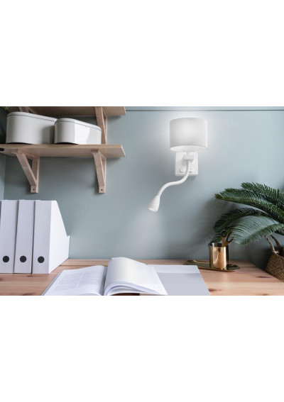 Lampa ścienna Polo 3200 K biały 18 cm - zdjęcie produktu 3