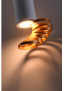 Tuba ceiling light 1xGU10 white/gold 6 cm - product image 1