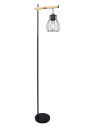 Lampa podłogowa Bernita 1xE14 czarny 144 cm