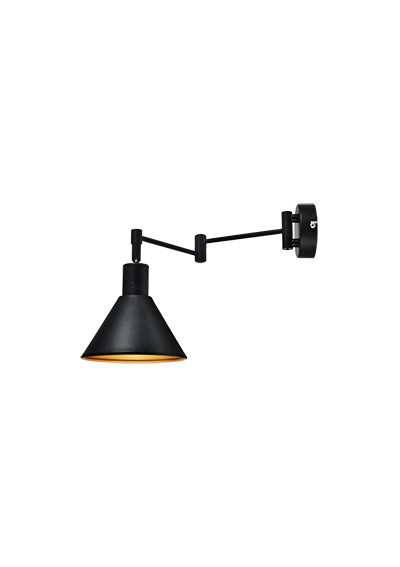Lampa ścienna Copenhagen 1xE14 czarny 37,5 cm - zdjęcie produktu 1