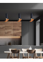 Tuba ceiling light 1xGU10 black / gold 6 cm - product image 2