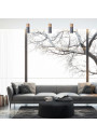 Tuba ceiling light 1xGU10 grey/drewniany 6,8 cm