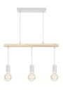 Izzy pendant light 3xE27 white 55 cm