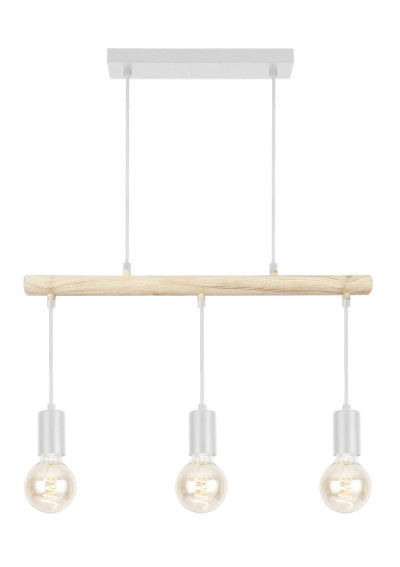 Lampa wisząca Izzy 3xE27 biały 55 cm