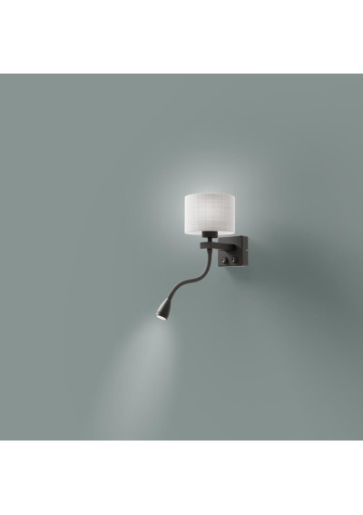 Lampa ścienna Polo 3200 K czarny 18 cm - zdjęcie produktu 2