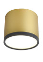 Lampa sufitowa Tuba 9 W LED 4000 K czarny + złoty 8,8 cm