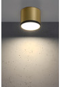 Lampa sufitowa Tuba 9 W LED 4000 K czarny + złoty 8,8 cm - zdjęcie produktu 1