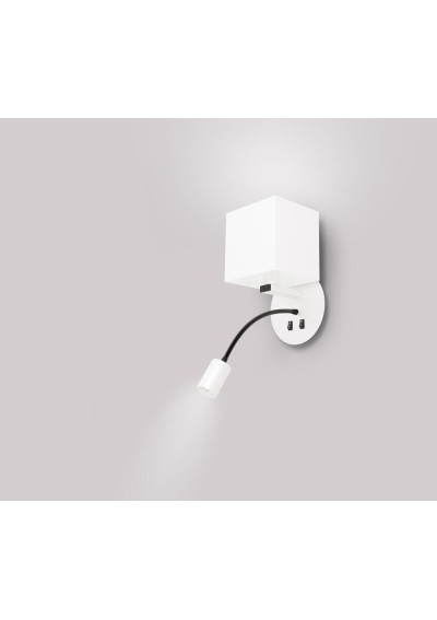 Lampa ścienna Magnum 3200 K biały 21,5 cm - zdjęcie produktu 1
