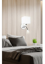Lampa ścienna Magnum 3200 K biały 21,5 cm - zdjęcie produktu 4