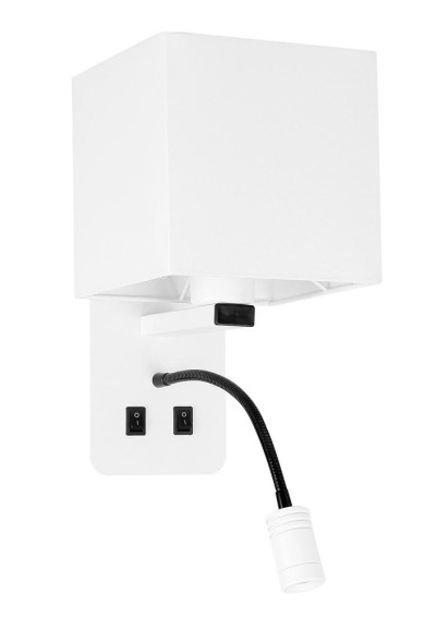 Lampa ścienna Magnum 3200 K biały 21,5 cm