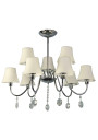 Lampa wisząca Sorento 9xE14 chromowy 73 cm
