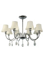 Sorento pendant light E14 chromee 68 cm