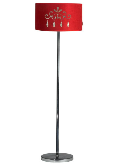 Decor floor lamp E27 red 144 cm