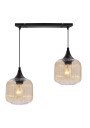 Lampa wisząca Estas 2xE27 czarny 49 cm