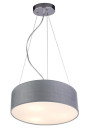 Lampa wisząca Kioto 3xE27 jasno szary 40 cm