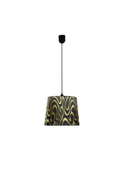 Lampa wisząca Tiger 1xE27 złoty 26 cm