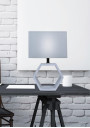 Lampa stołowa Vidal 1xE27 grafitowy 22,5 cm - zdjęcie produktu 1