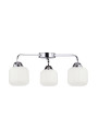 Lampa sufitowa Cromado 3xE27 srebrno brązowy 56 cm