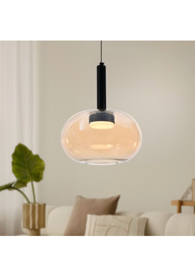 Bueno pendant light 1xGX53 transparent 25 cm