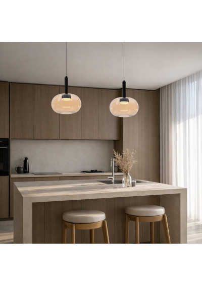 Lampa wisząca Bueno 1xGX53 transparentny 25 cm - zdjęcie produktu 1