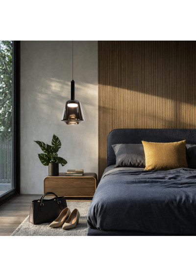 Bueno pendant light 1xGX53 grey 18 cm - product image 1