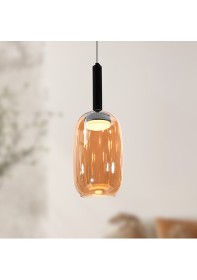 Lampa wisząca Bueno 1xGX53 pomarańczowy 15 cm