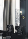 Saga wall light 1xE14 patyna / matowy black 12 cm