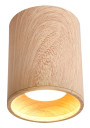 Tuba ceiling light 1xGU10 drewniany 7,9 cm