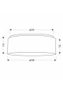 Kiddy ceiling light 38 cm - product dimensions