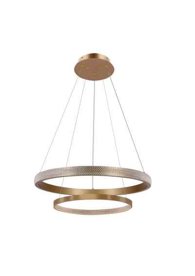 Lampa wisząca Hashim 4000 K złoty 60 cm