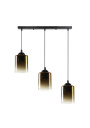 Lampa wisząca Serena 3xE27 czarno złoty 64 cm