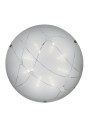 Plafon Duca 10 W LED 3000 K kryształki bezbarwne 30 cm