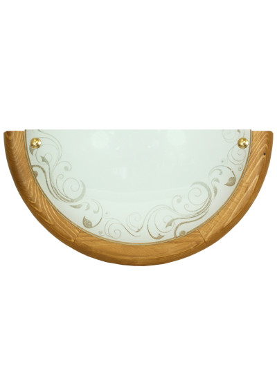 Herba ceiling light E27 dębowy 30 cm