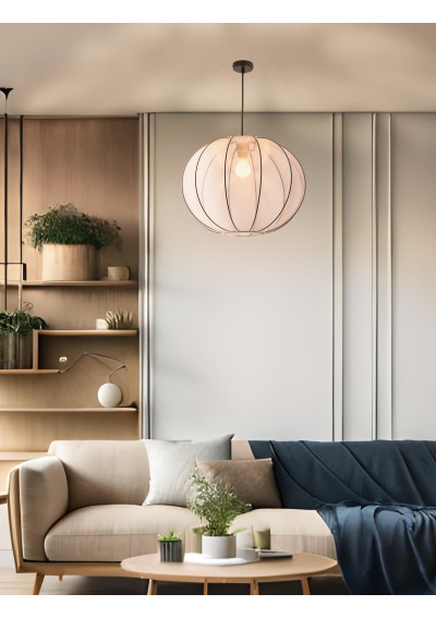 Mellow pendant light 1xE27 black 52 cm - product image 3