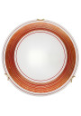 Izis ceiling light 1xE27 red/gold 30 cm