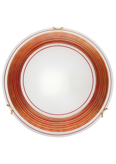 Izis ceiling light 1xE27 red/gold 30 cm